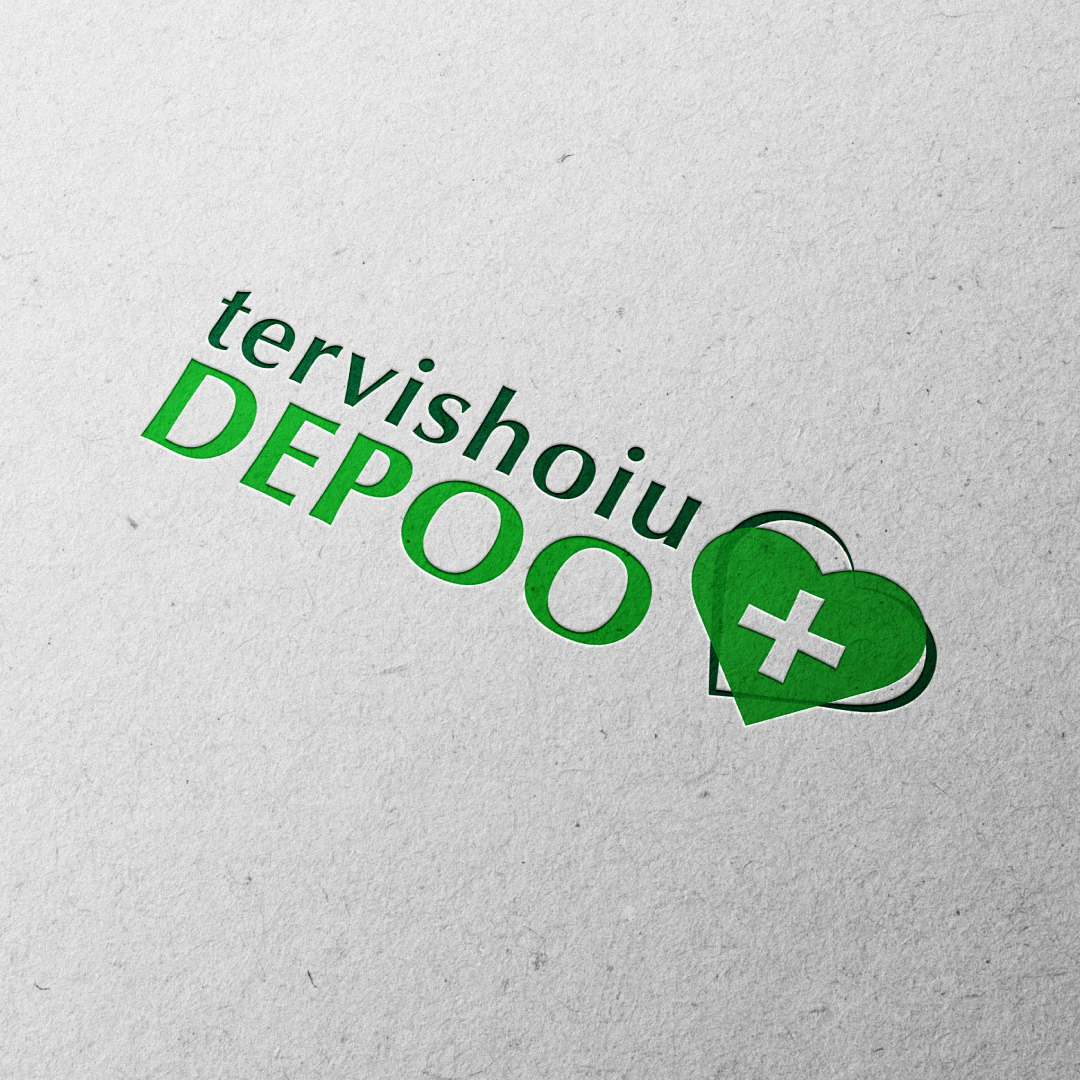 Tervishoiu Depoo koduleht ja logo